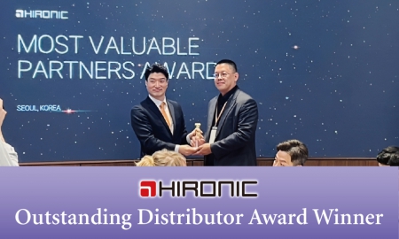八億榮獲HIRONIC 卓越代理商獎